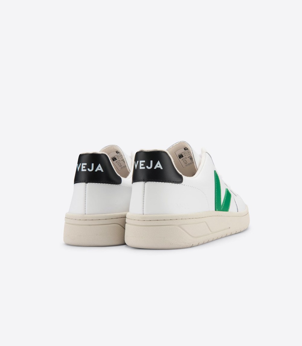 Veja Trainers Womens White - V-12 Leather - PTCZ-49326